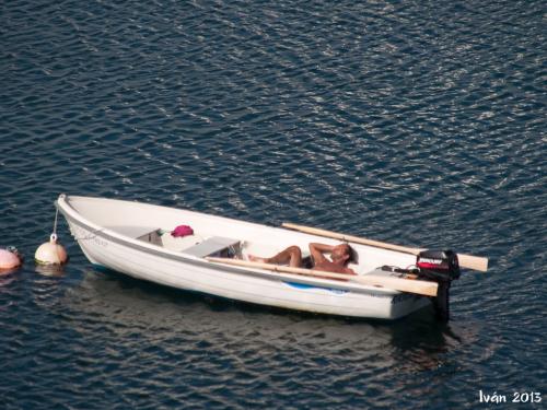 Siesta en el mar